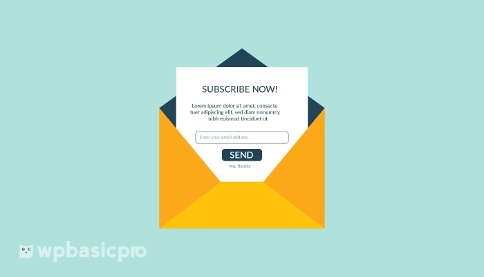 How to add Email Subscription Form