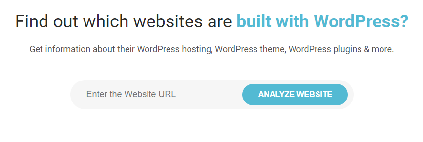 isitwp WP Theme Detector