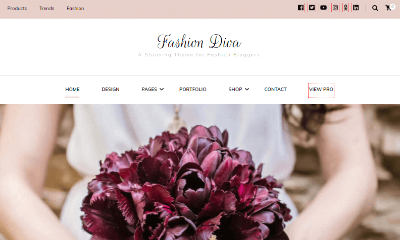 Fashion Diva WordPress theme