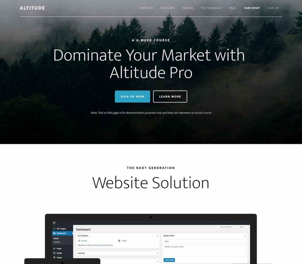 altitude pro homepage