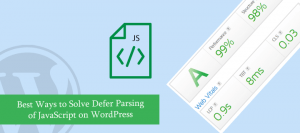 how to solve defer parsing of javascript on wordpress
