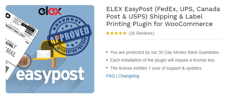 ELEX EasyPost Shipping