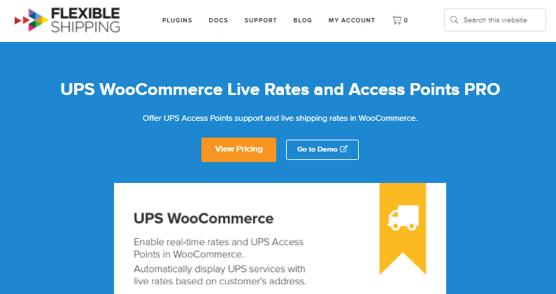 WooCommerce UPS Shipping