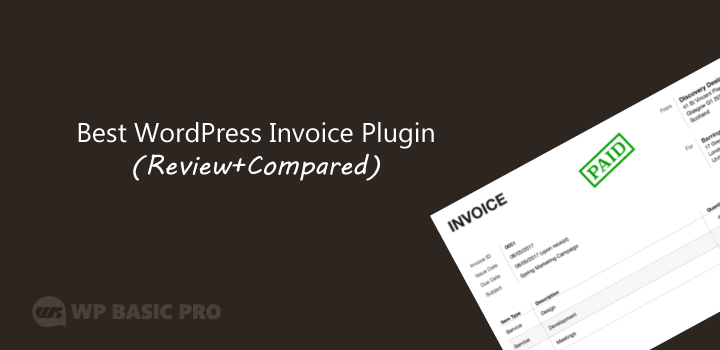best WordPress invoice plugin