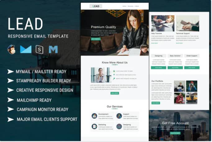 Lead Responsive Email Template