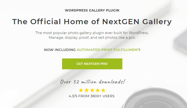 NextGEN gallery plugin