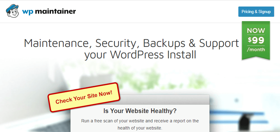 WP Maintainer WordPress maintenance service