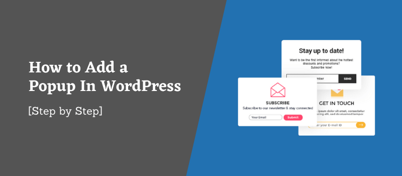 how to add popup in wordpress