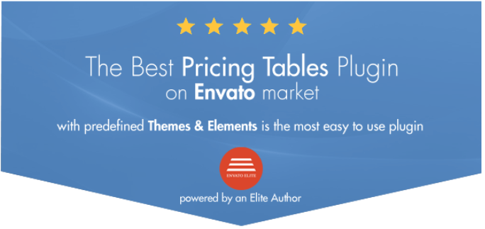 easy pricing table