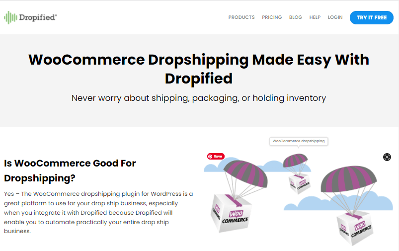 Dropified WooCommerce Dropshipping plugin