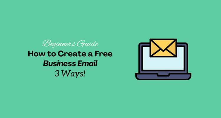 how to create a free business email