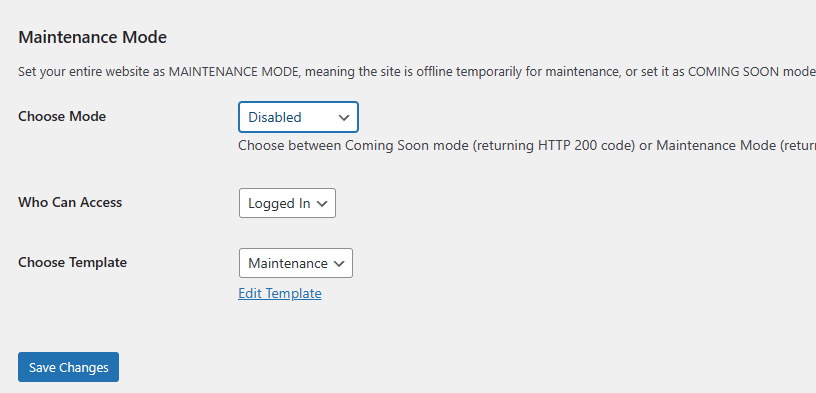 deactivate maintenance mode-elementor