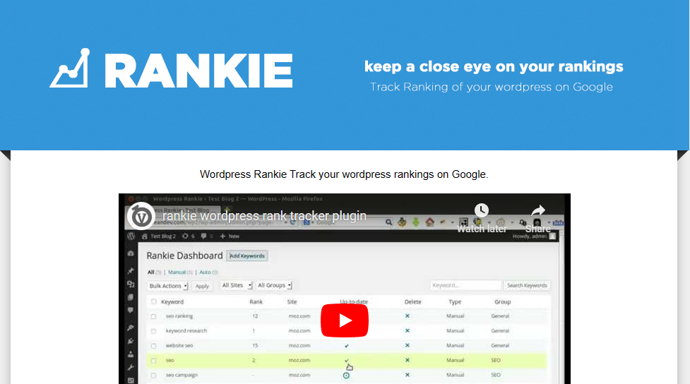 Rankie Homepage