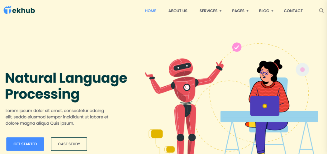 Tekhub – Multipurpose AI Startup WordPress Theme
