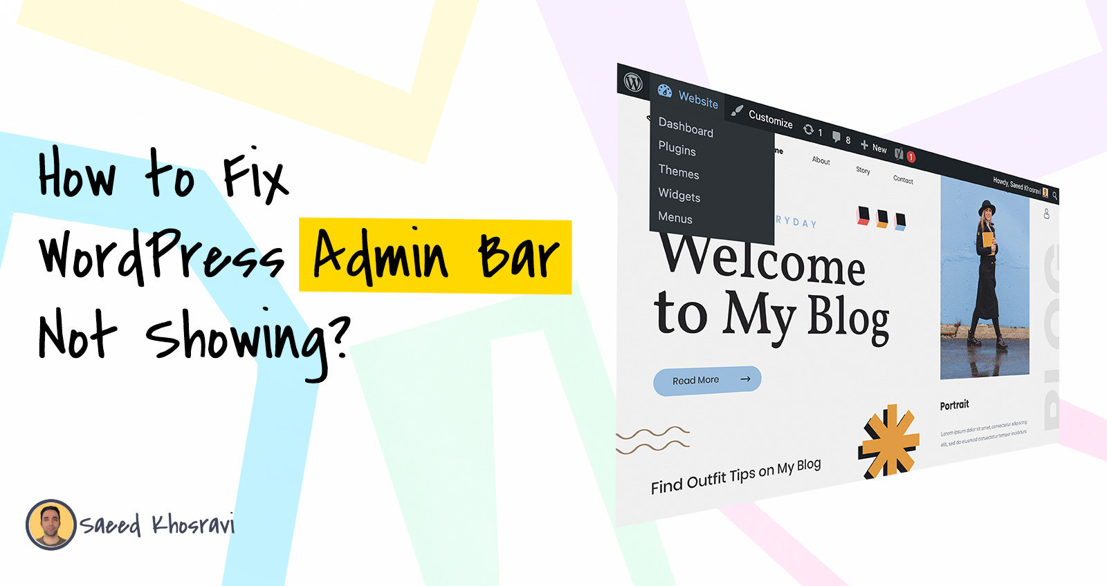 Fix WordPress Admin Bar Not Showing