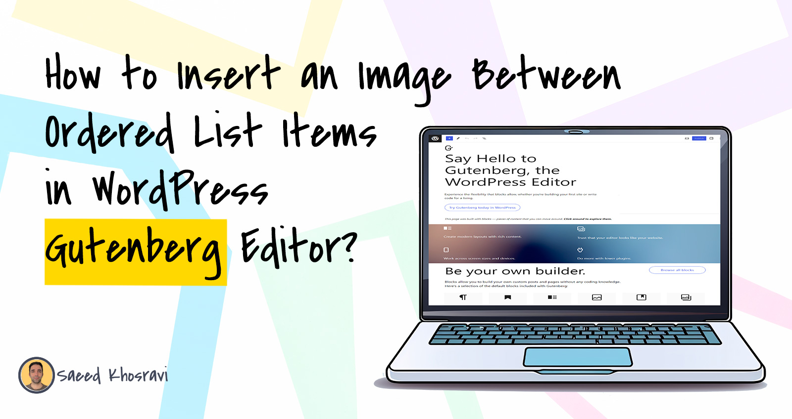 Insert an Image Between Ordered List Items in WordPress Gutenber Editor