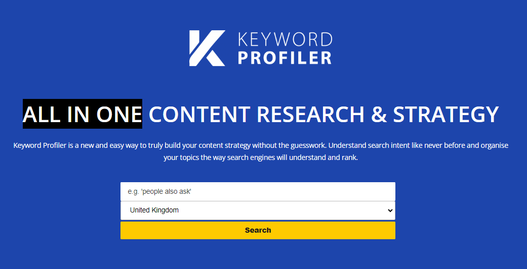 Keyword Profiler